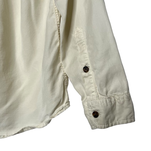 Marine Layer Pale Yellow Button Down Shirt Medium - Picture 6 of 8